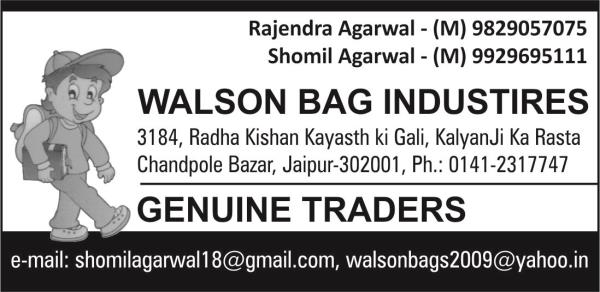 Aaman Enterprises in Chandpole Bazar,Jaipur - Best Bag Manufacturers in  Jaipur - Justdial